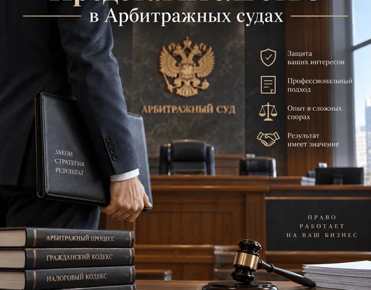 Представительство в арбитражных судах.
