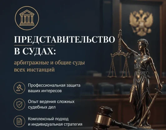 Представительство в суде  интересов наших клиентов